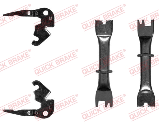 Set pentru reglare ulterioară, frână tambur 108 53 019 QUICK BRAKE